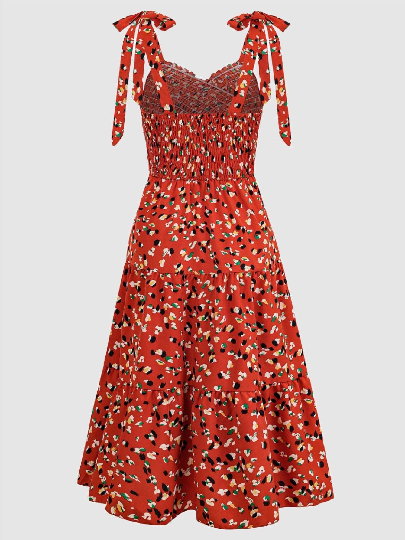 Women's Floral Printed Dress - ChoreGirl