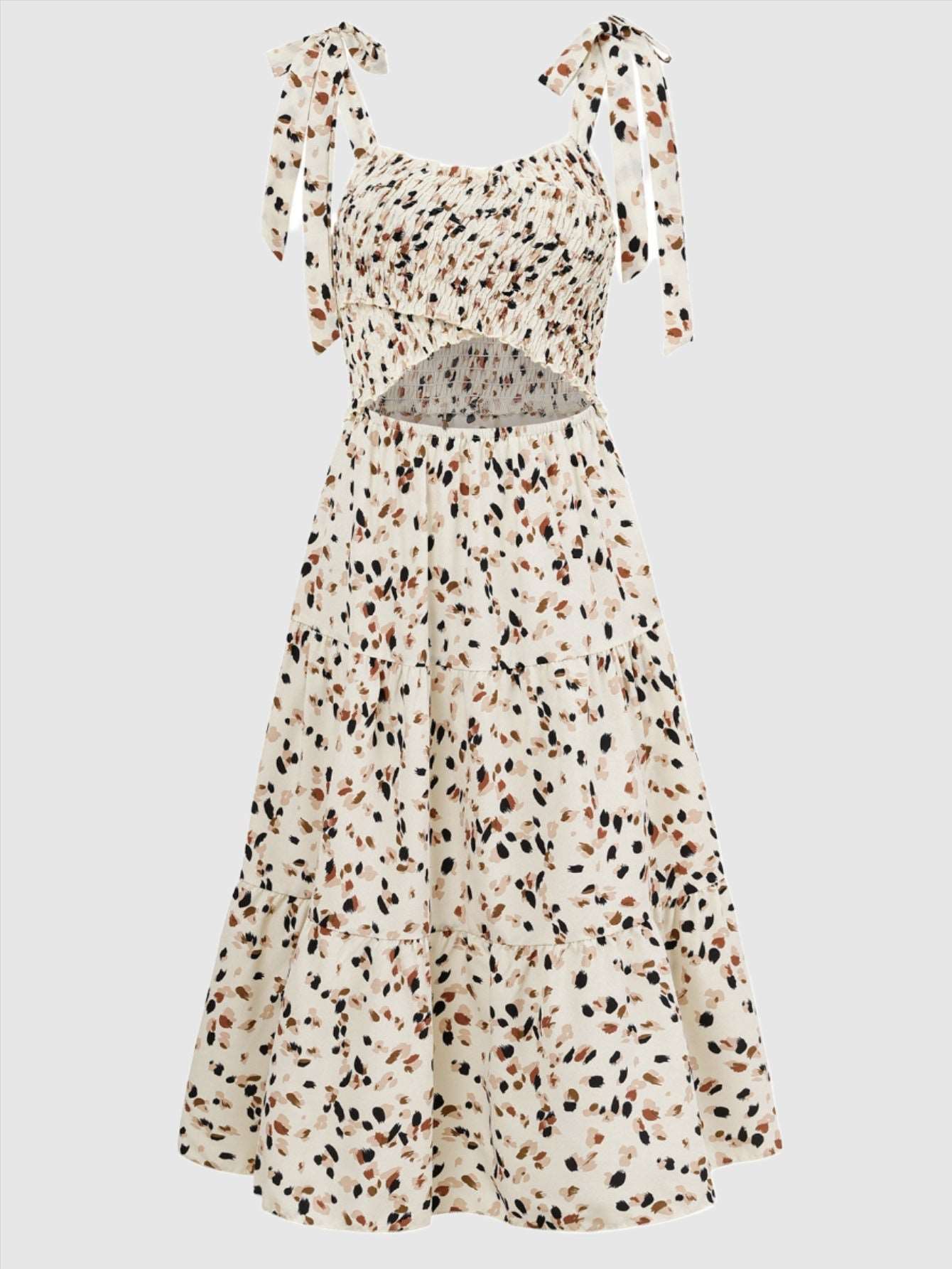 Women's Floral Printed Dress - ChoreGirl