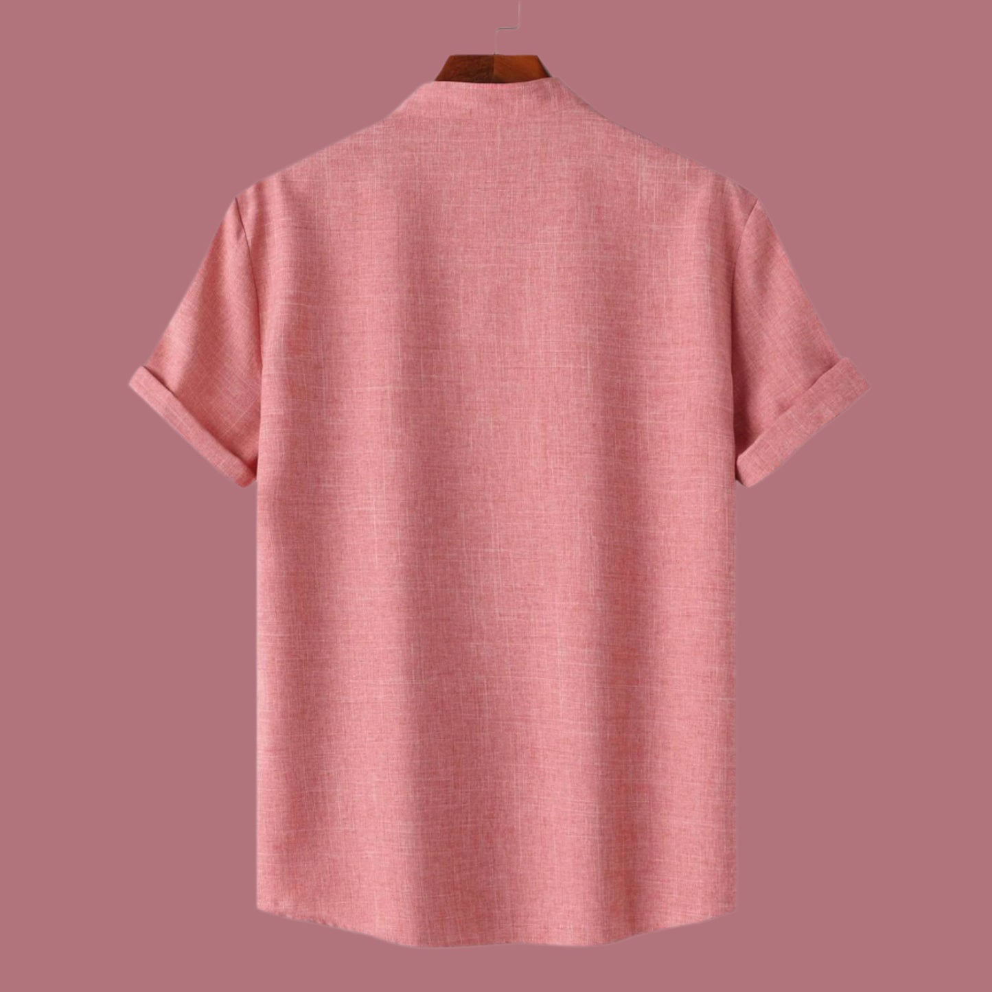 Men's Solid Color Short Sleeve Shirt - ChoreGirl