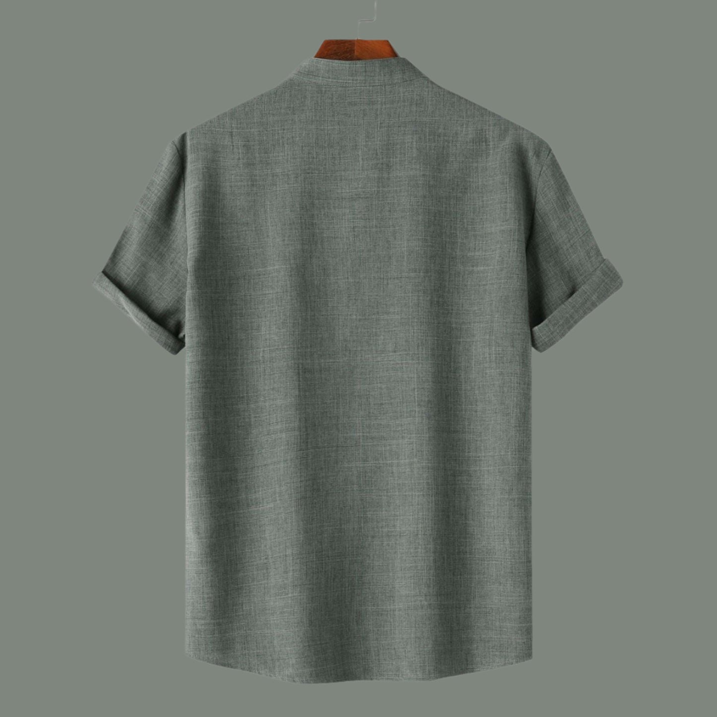 Men's Solid Color Short Sleeve Shirt - ChoreGirl