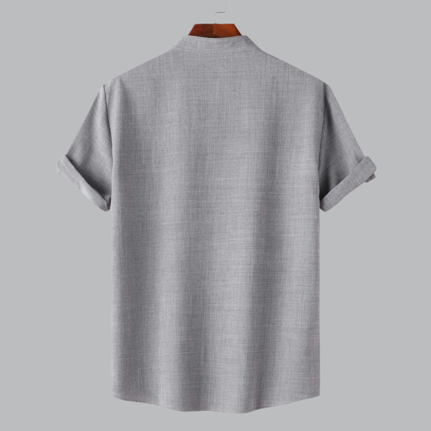 Men's Solid Color Short Sleeve Shirt - ChoreGirl