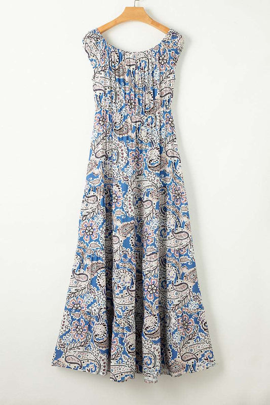 Women's Elegant Retro Off-shoulder Long Dress - ChoreGirl