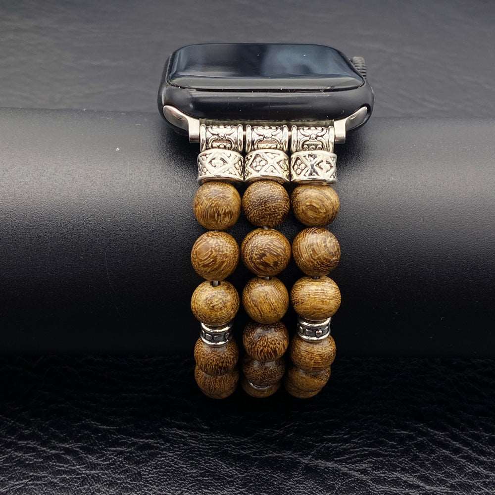 Solid Wood Bead Bracelet for Apple Watch - ChoreGirl