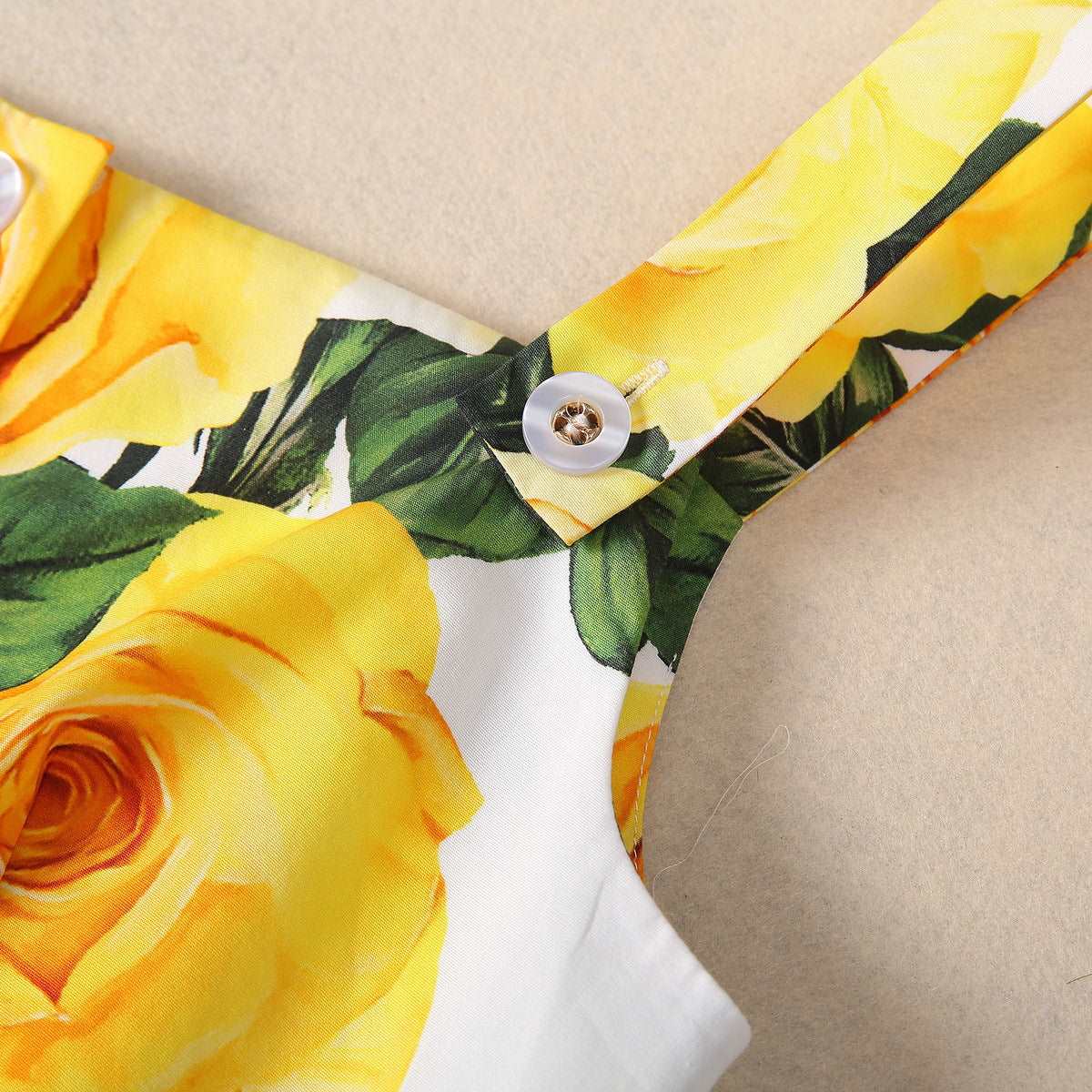 Women's Buttons Swing Dress with Pockets - ChoreGirl