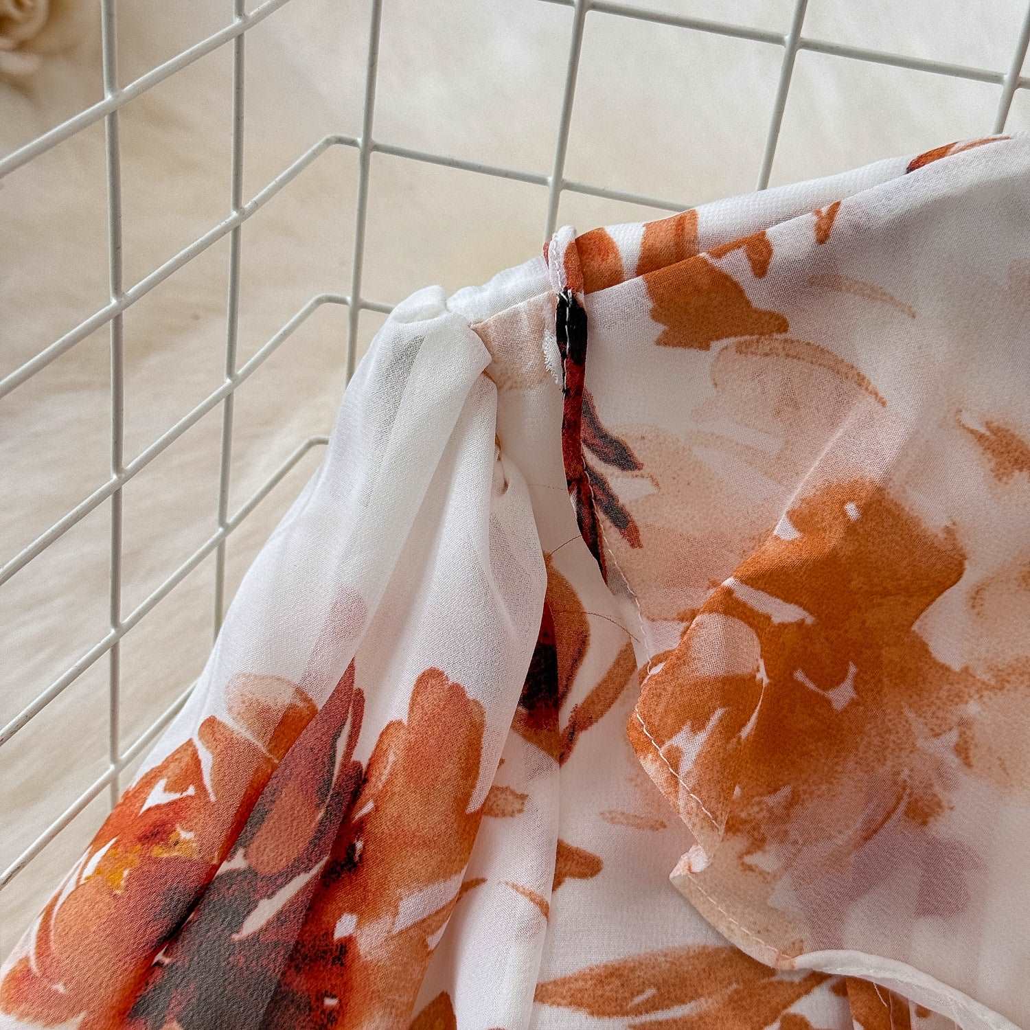 Women's Lace-up Bow Collar Slim Fit Long Chiffon Dress - ChoreGirl