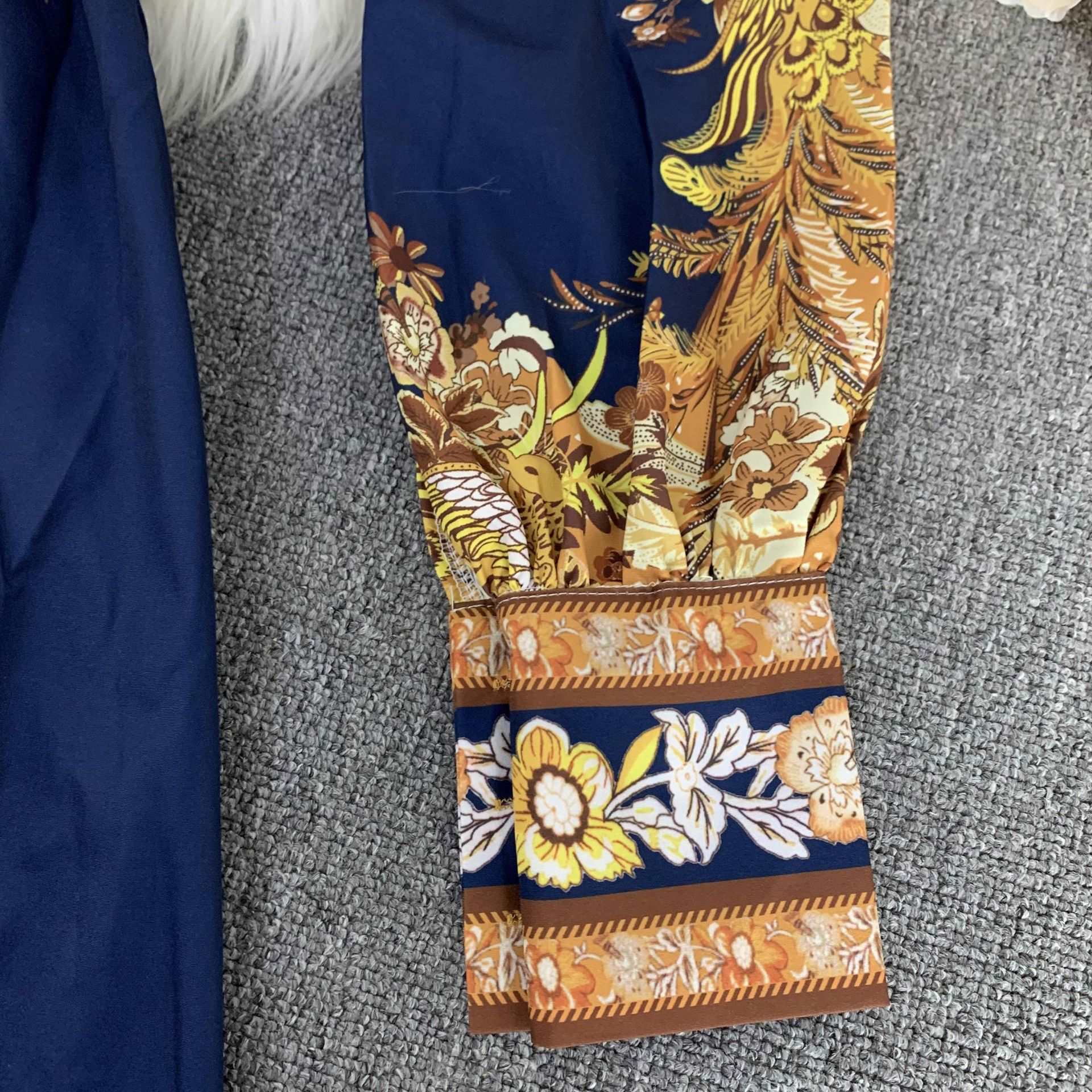 Women's High Waist Round Neck Shirt Dress - ChoreGirl