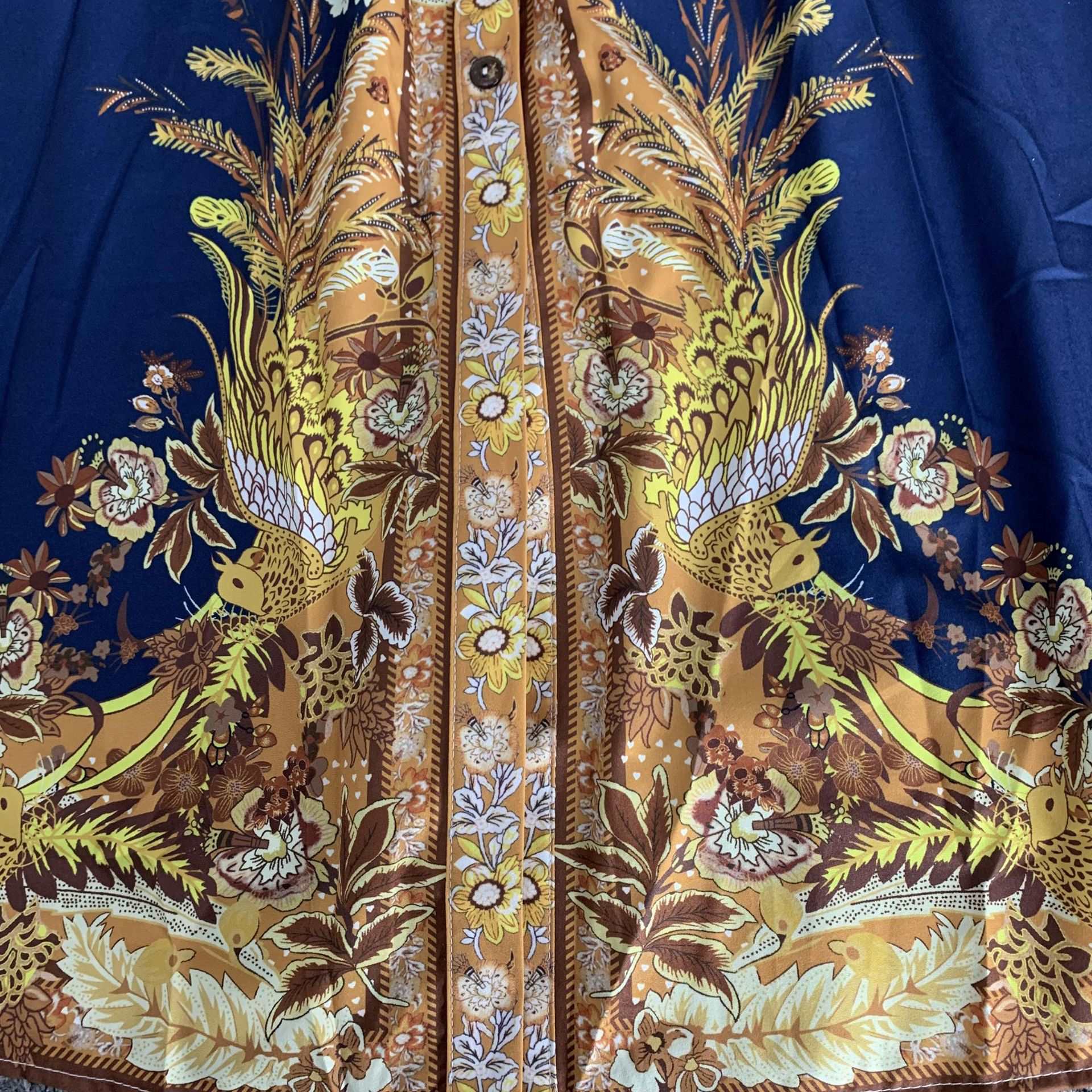 Women's High Waist Round Neck Shirt Dress - ChoreGirl