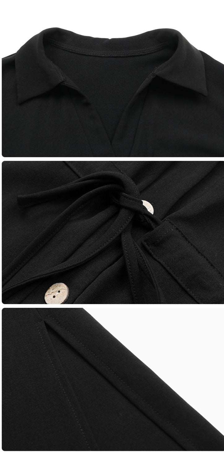 Women's Cross-border Shirt Dress - ChoreGirl