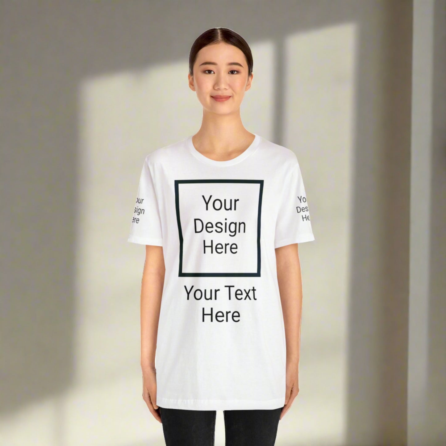 Custom Unisex Personalized Jersey Short Sleeve Tee T-Shirt | Bella+Canvas 3001 | PERSONALIZED - ChoreGirl