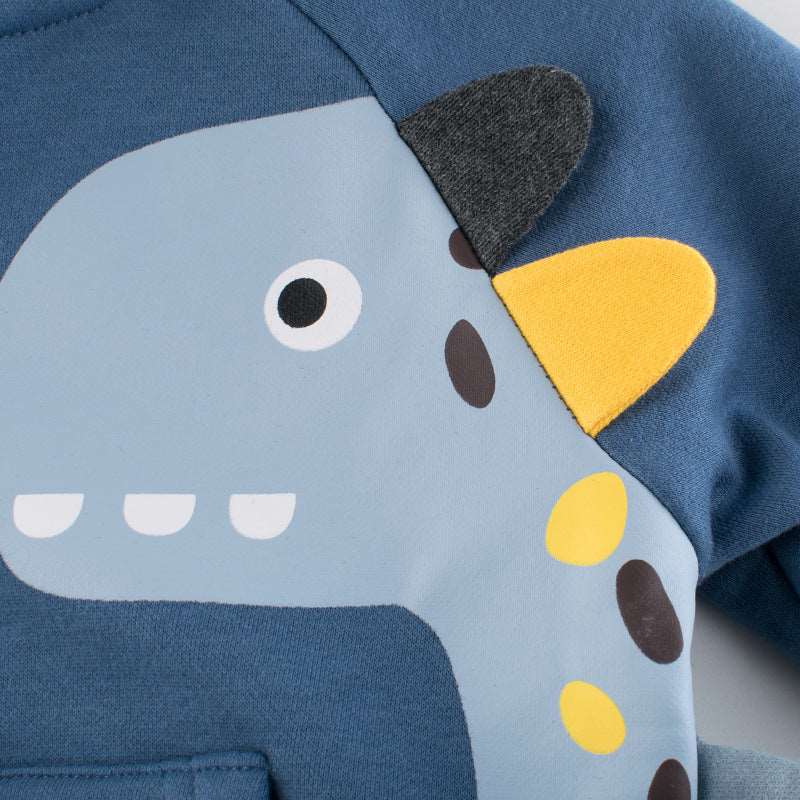 Kids Fleece Lined Hooded Zip-Up Jacket - ChoreGirl
