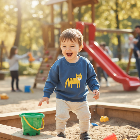 Kids Cute Animal Print Sweatshirt