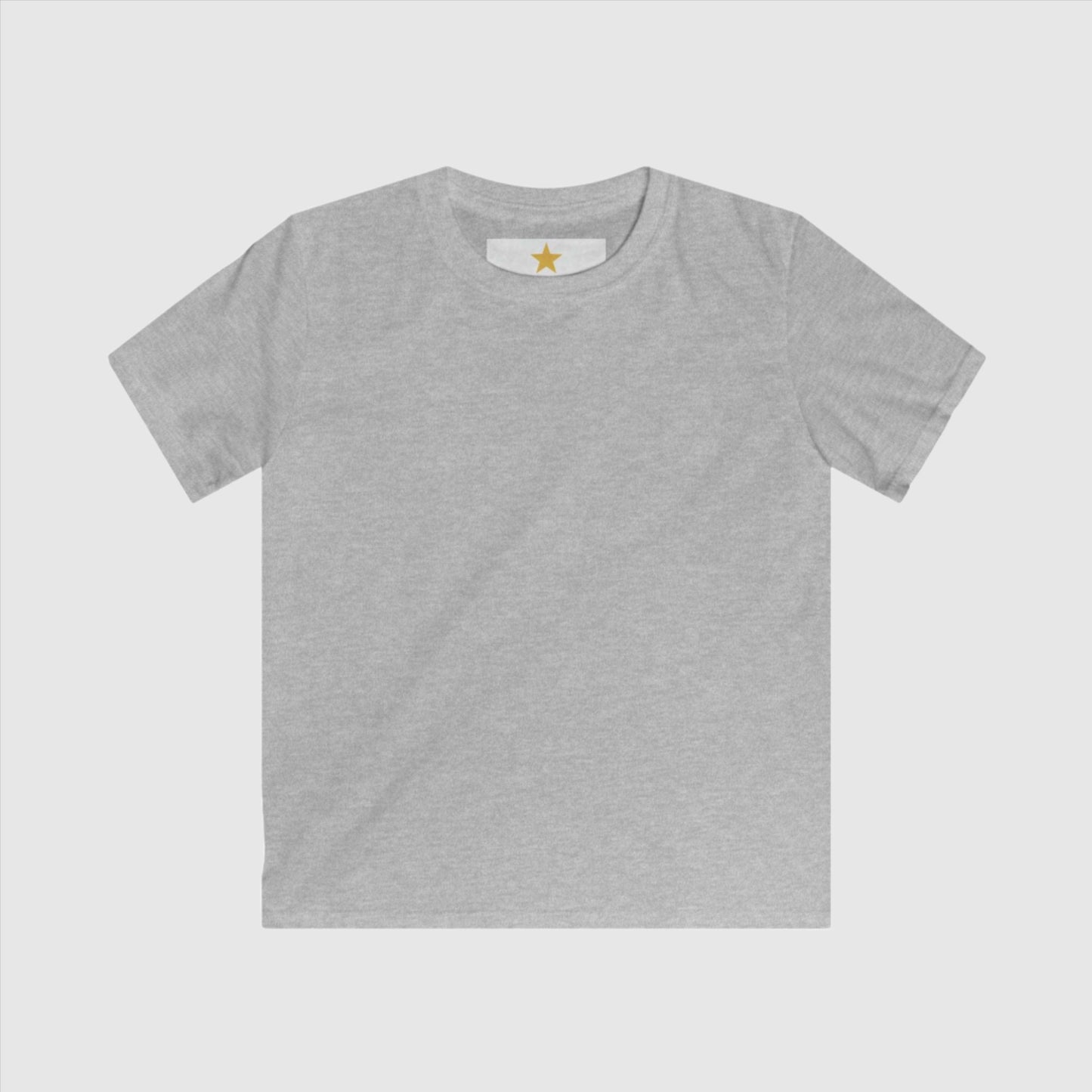 Kids Custom Name and Icon Neck Label Simple Blank Tee | PERSONALIZED - ChoreGirl