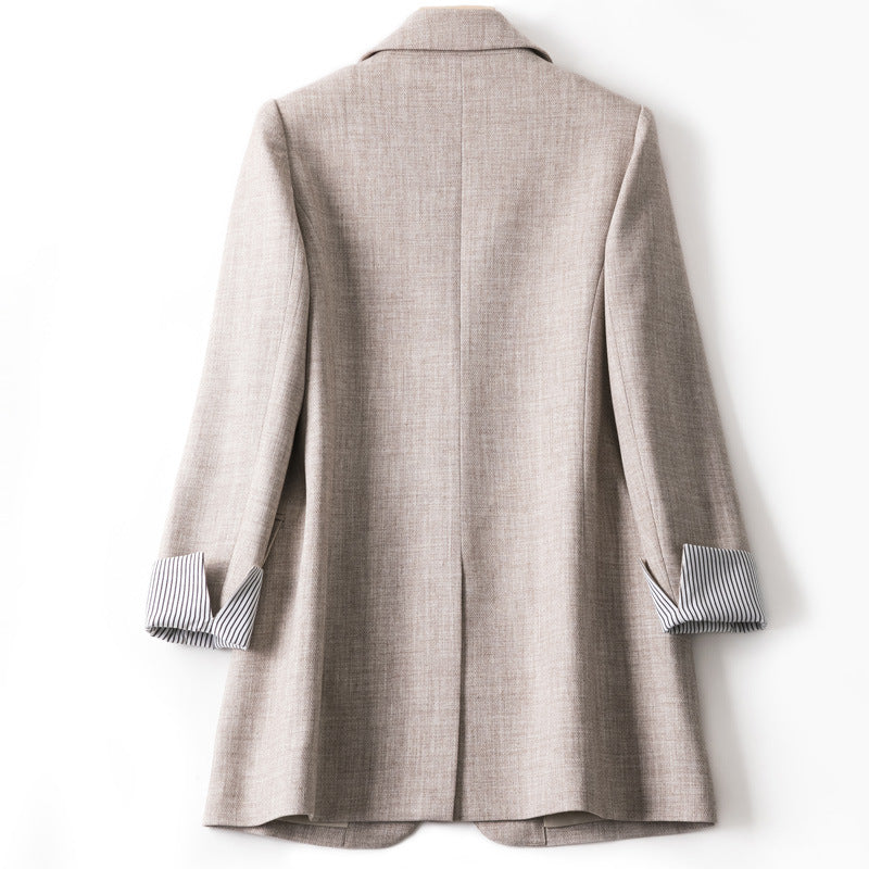 Women's Loose Casual Suit Style Jacket - ChoreGirl