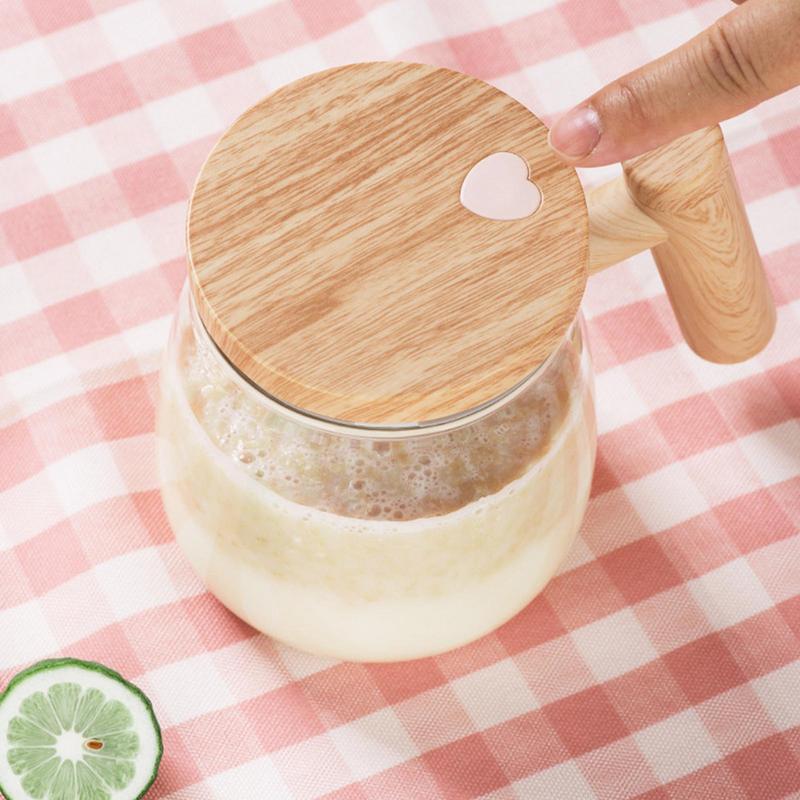 Electric 400ML Self Stirring Glass Mug - ChoreGirl