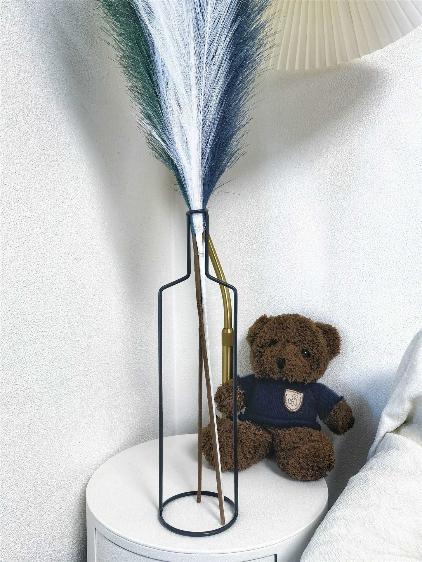 Nordic Style Large Tall Iron Line Home Decor Vase - ChoreGirl