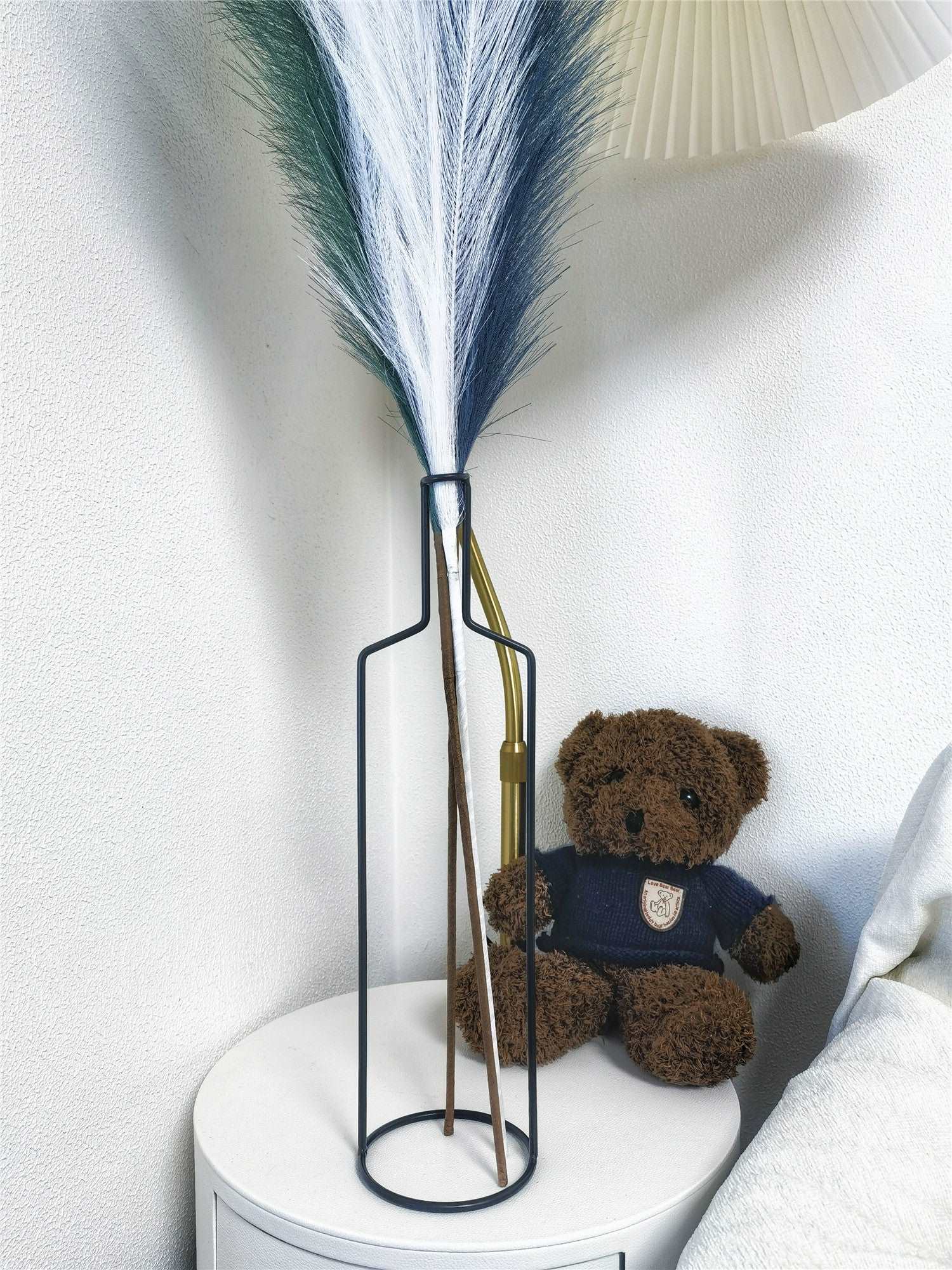 Nordic Style Large Tall Iron Line Home Decor Vase - ChoreGirl