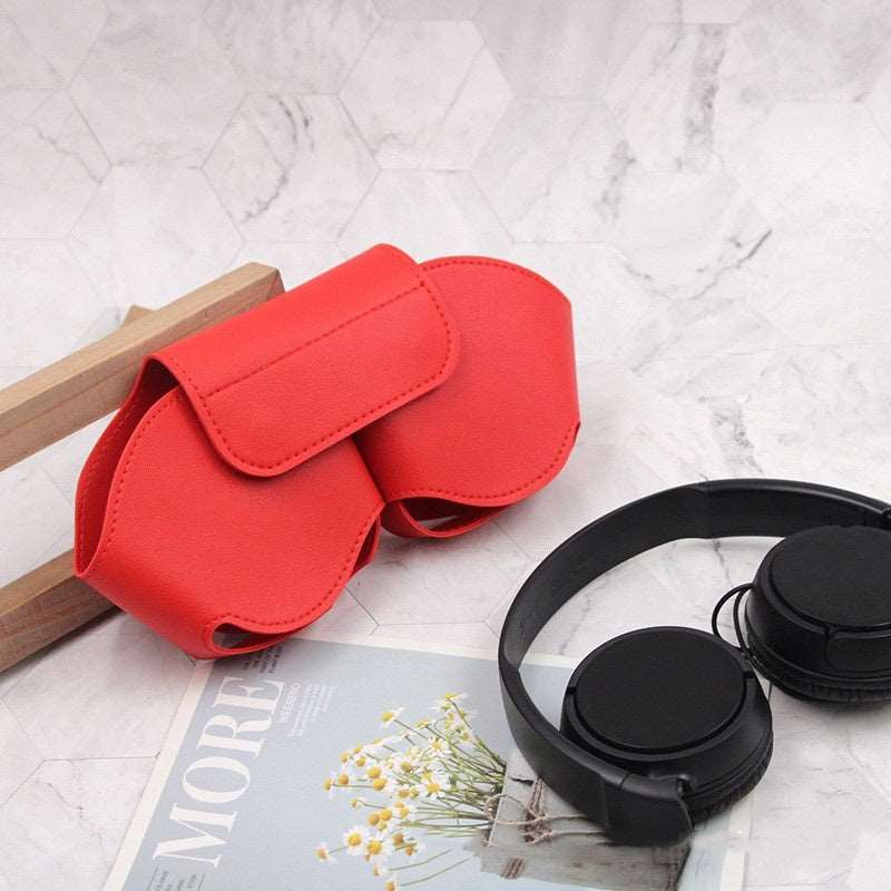 Unisex Leather Protective Cover Case for Headphones - ChoreGirl