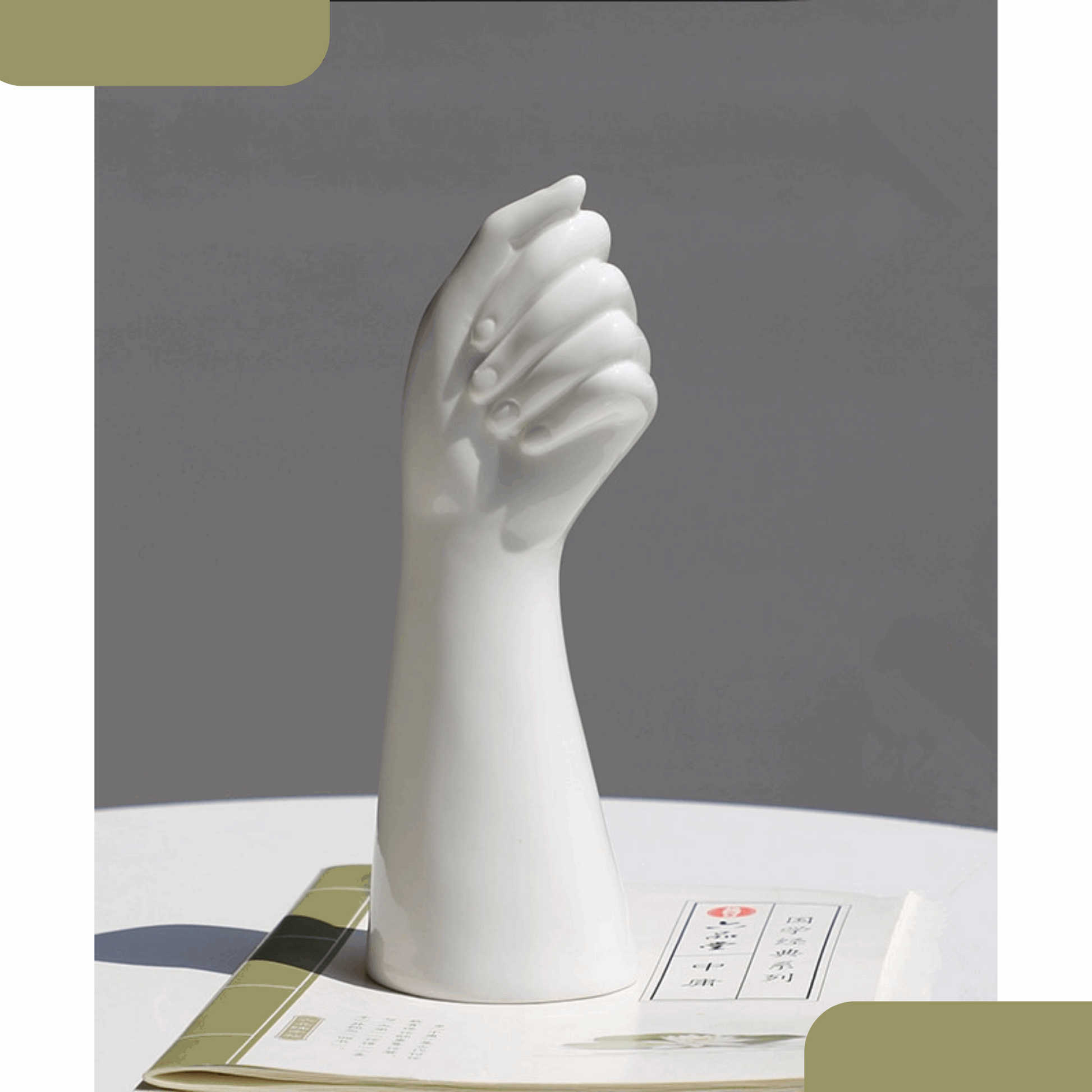 Hand Shaped Ceramic Vase - ChoreGirl