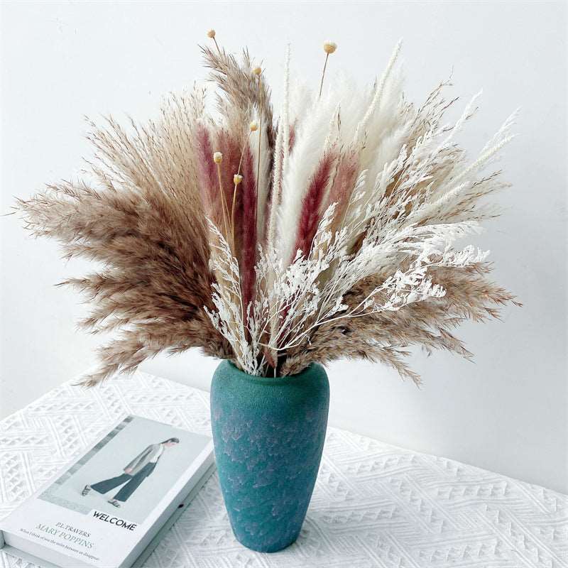 Bouquet of Small Dried Reed Flowers, 80 pieces - ChoreGirl