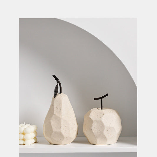 Ceramic Apple or Pear Nordic Style Home Decoration - ChoreGirl