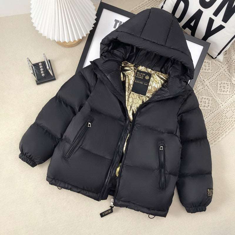 Kids Trendy Warm Down Jacket - ChoreGirl