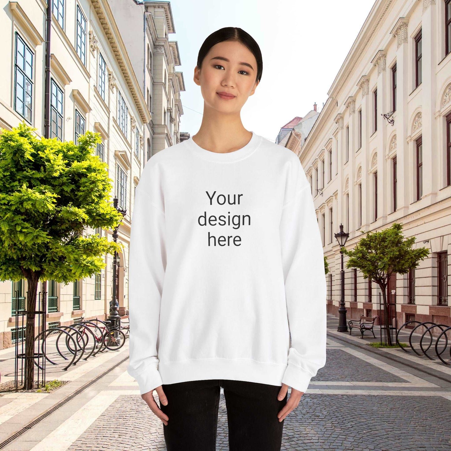 Custom Unisex Heavy Blend Crewneck Sweatshirt | Gildan 18000 | PERSONALIZED - ChoreGirl