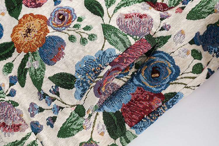 Men's Hip-hop Fashion Floral Jacquard Shirt - ChoreGirl
