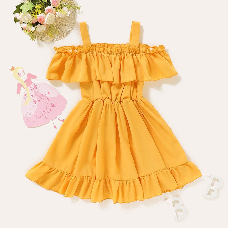 Baby Girl Casual Solid Color Dress - ChoreGirl