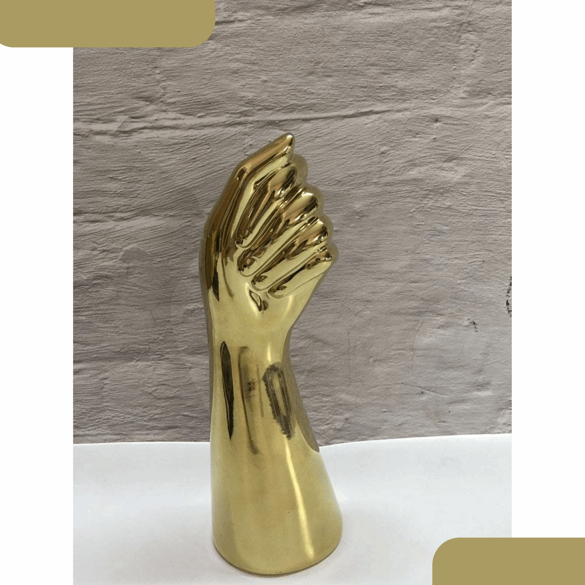 Hand Shaped Ceramic Vase - ChoreGirl