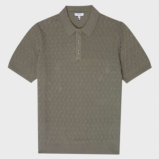 Men's Textured Polo Short-sleeved Shirt - ChoreGirl