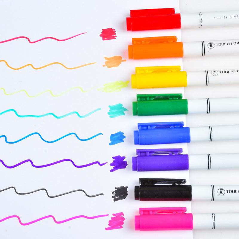 Clothes Textile Markers Fabric Paint Pen 8 Pcs Set - ChoreGirl