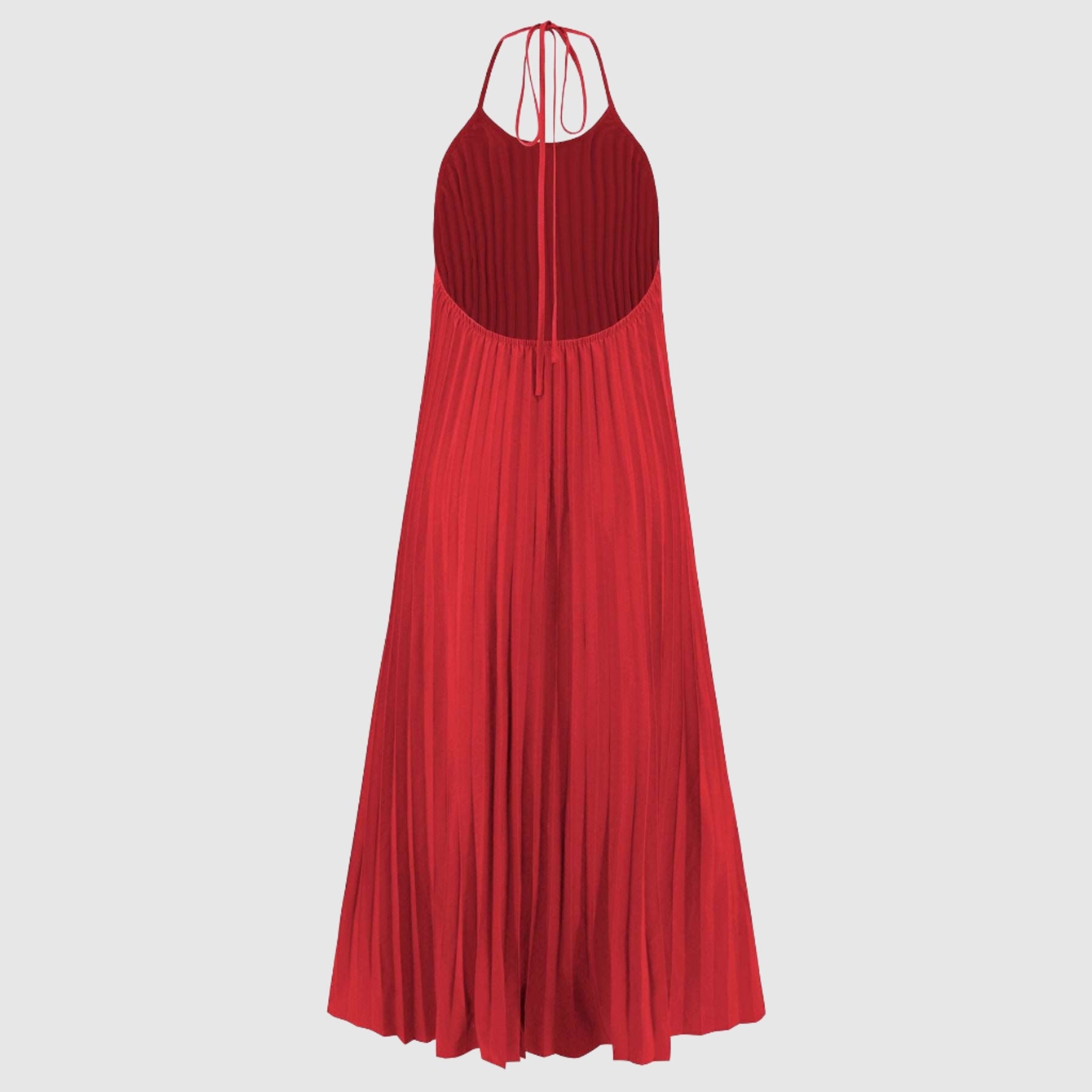 Women's Casual Loose A-line Pleated Dress - ChoreGirl