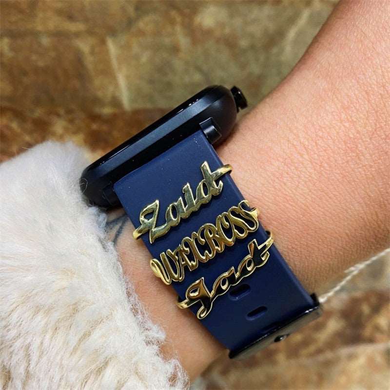 Custom Name Custom Stainless Steel Watch Band Buckle | PERSONALIZED - ChoreGirl