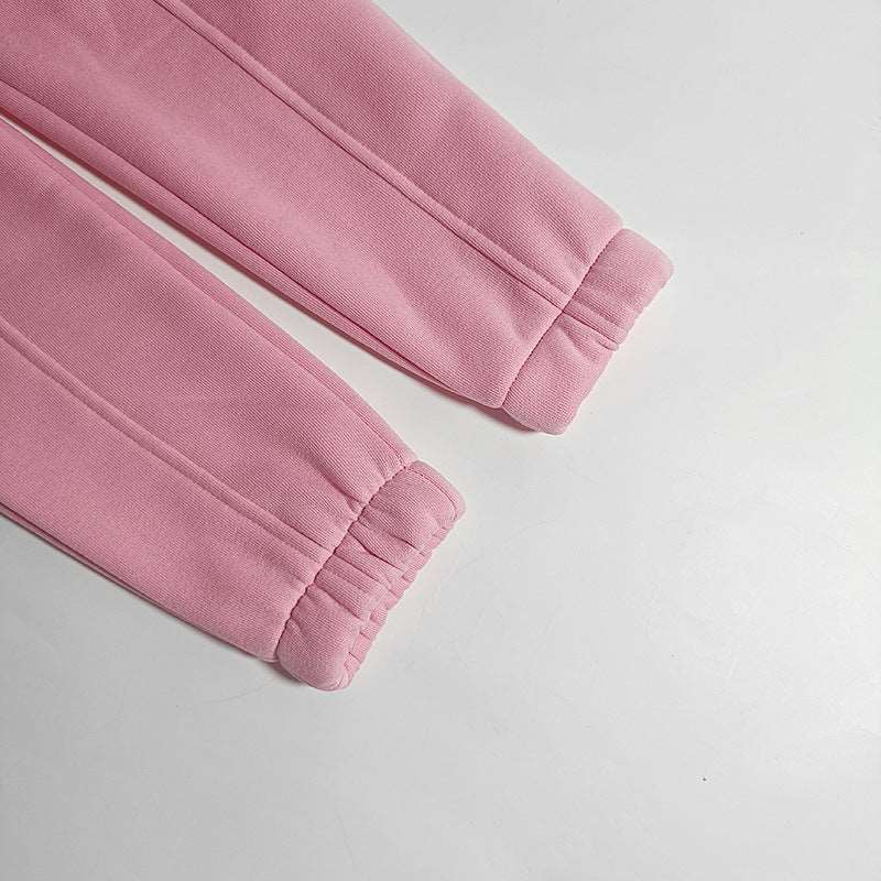 Baby Girl Trendy Casual Long Sleeved Sweatshirt and Pants Outfit Set - ChoreGirl
