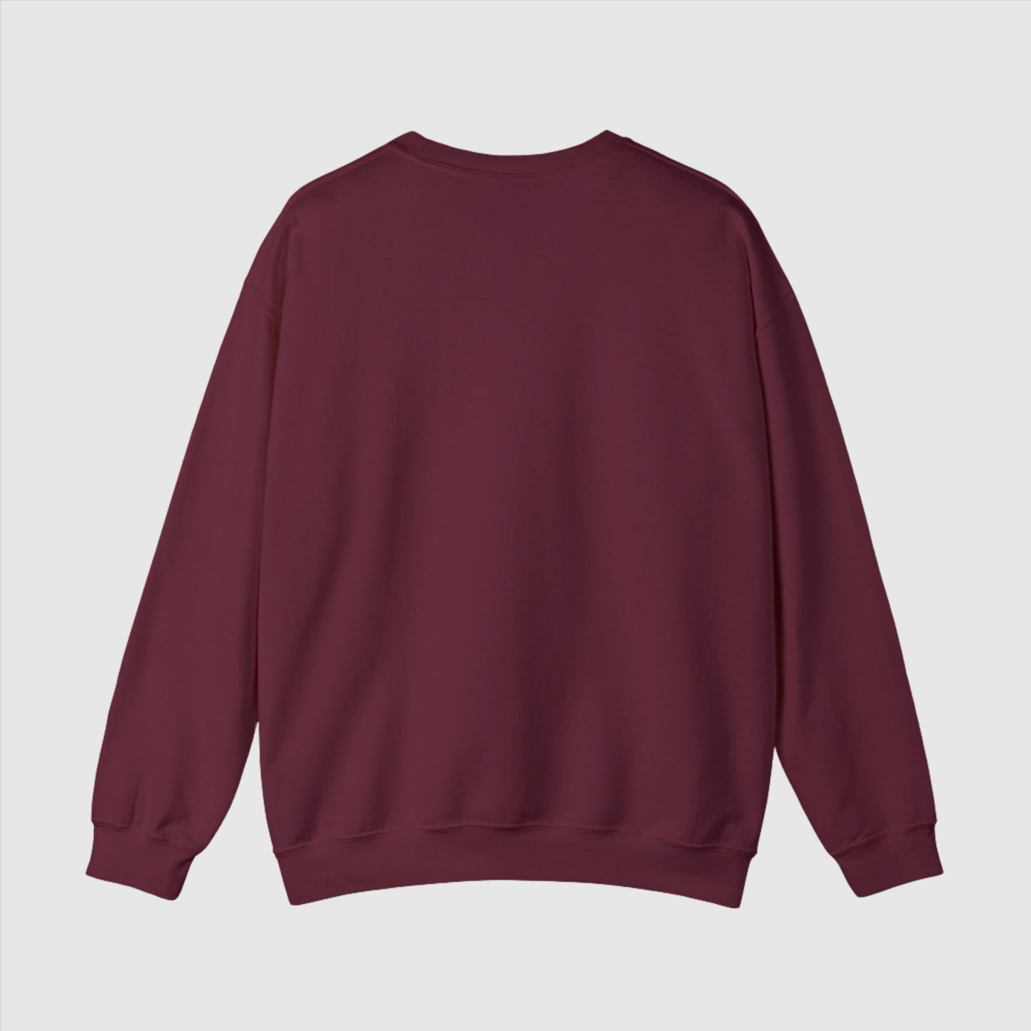 Custom Unisex Vintage Skull and Flower Heavy Blend Crewneck Sweatshirt | PERSONALIZED - ChoreGirl