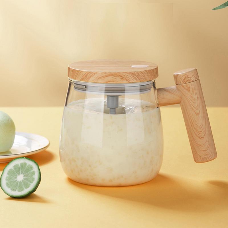 Electric 400ML Self Stirring Glass Mug - ChoreGirl