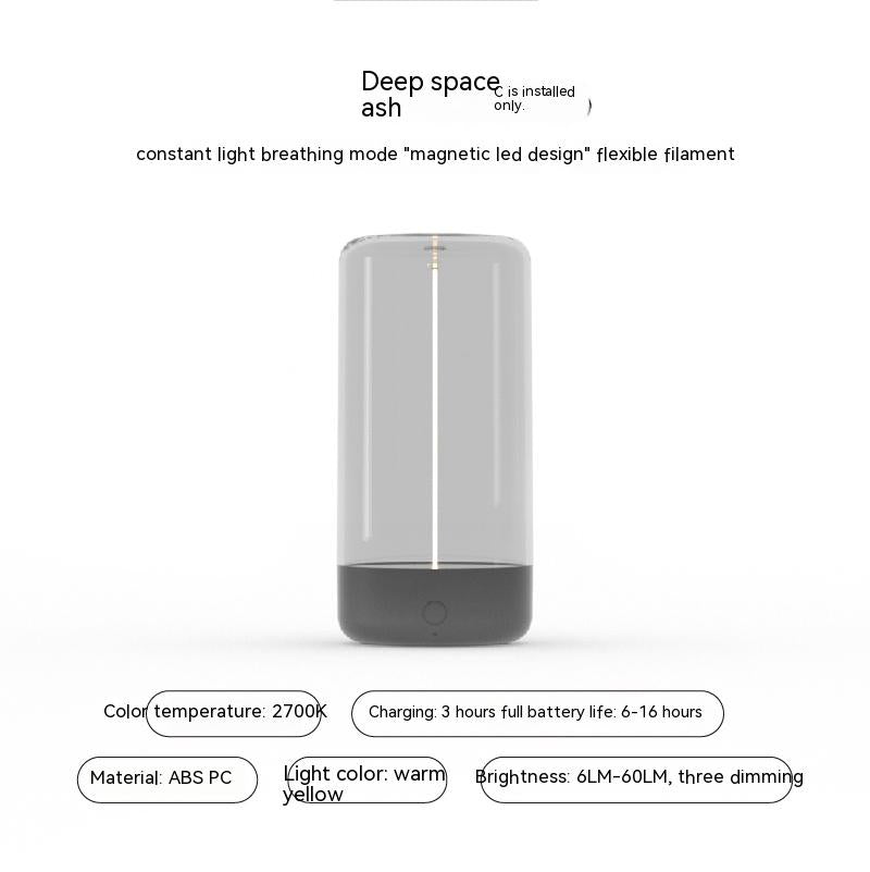USB Type-C Rechargeable Portable LED Light With High Transparency - ChoreGirl