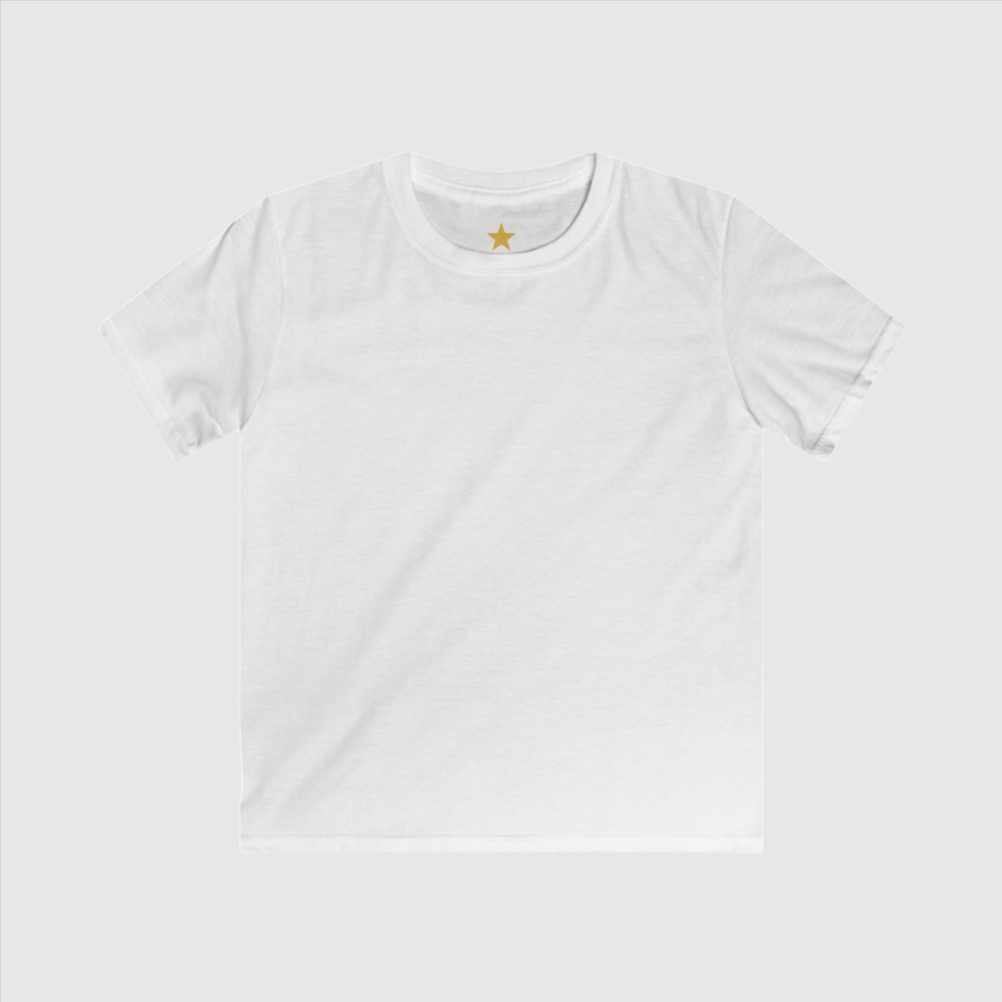 Kids Custom Name and Icon Neck Label Simple Blank Tee | PERSONALIZED - ChoreGirl