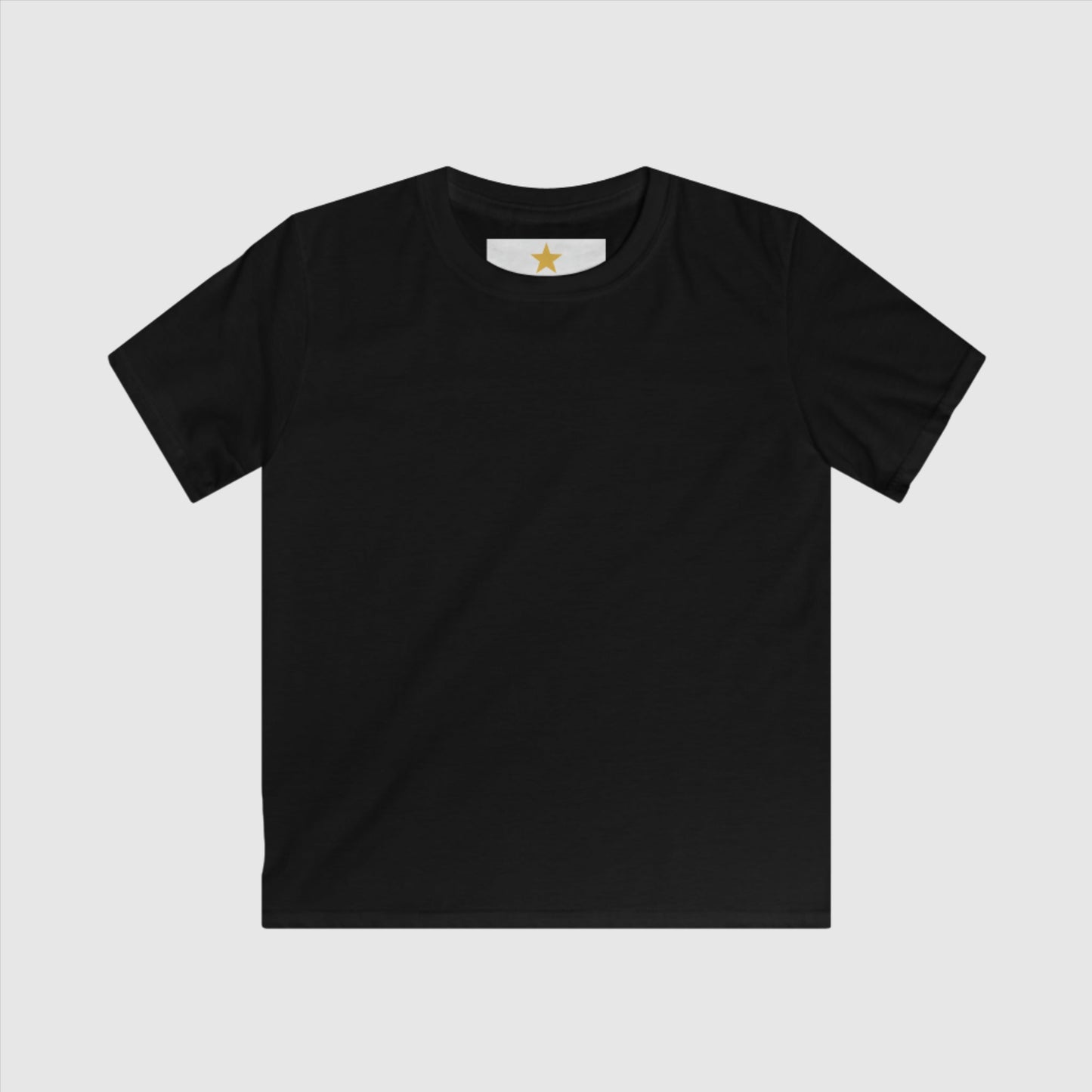 Kids Custom Name and Icon Neck Label Simple Blank Tee | PERSONALIZED - ChoreGirl