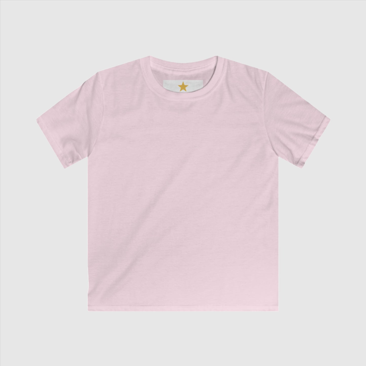 Kids Custom Name and Icon Neck Label Simple Blank Tee | PERSONALIZED - ChoreGirl