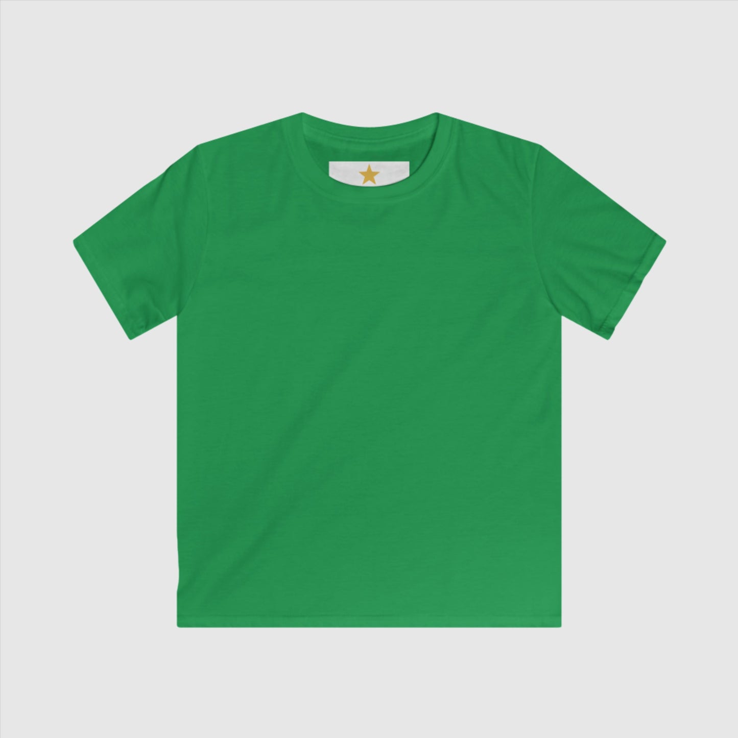 Kids Custom Name and Icon Neck Label Simple Blank Tee | PERSONALIZED - ChoreGirl
