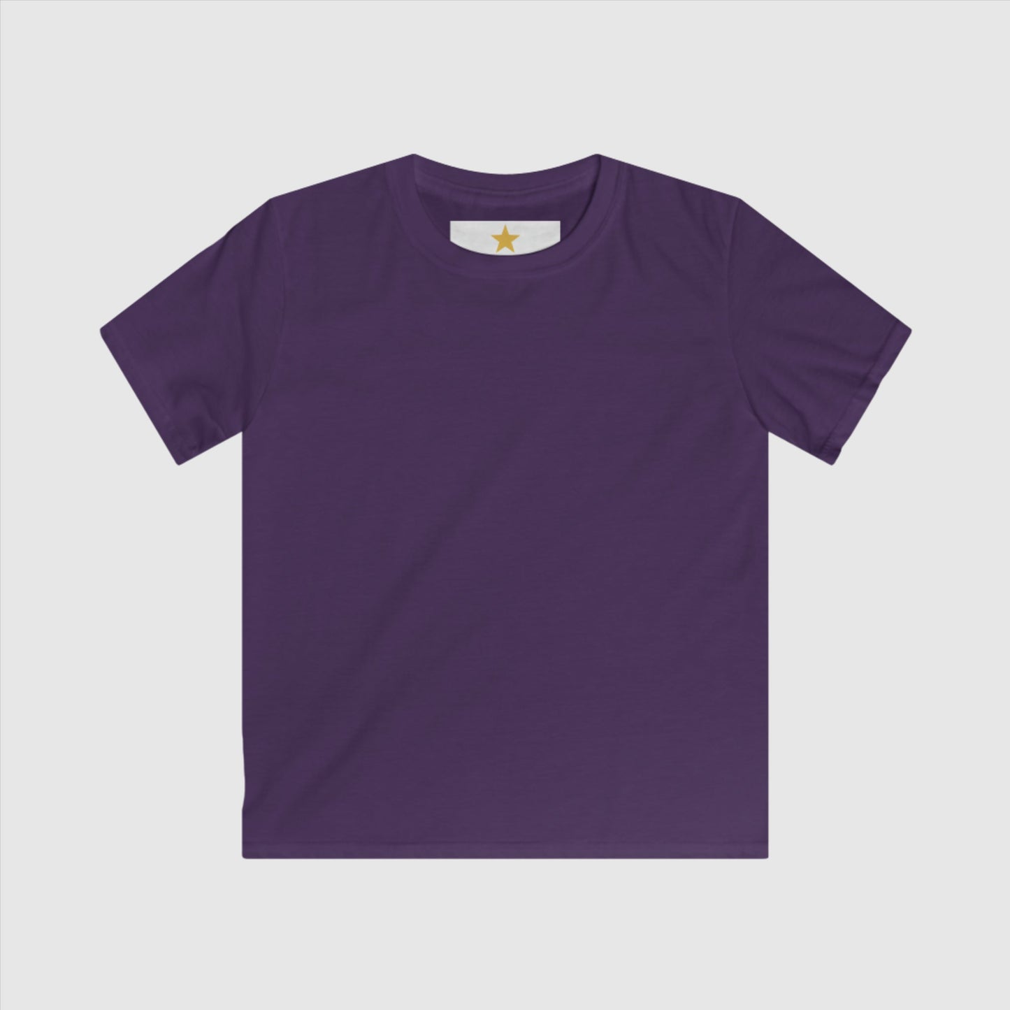 Kids Custom Name and Icon Neck Label Simple Blank Tee | PERSONALIZED - ChoreGirl