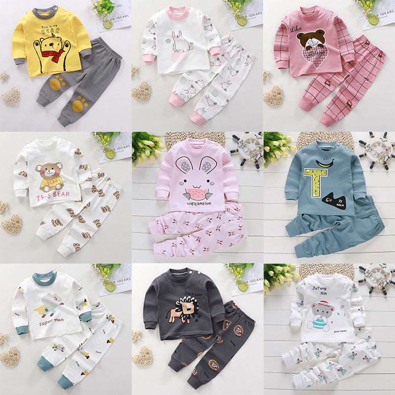 Baby Cotton Pajamas, Loungewear Two-piece Set - ChoreGirl