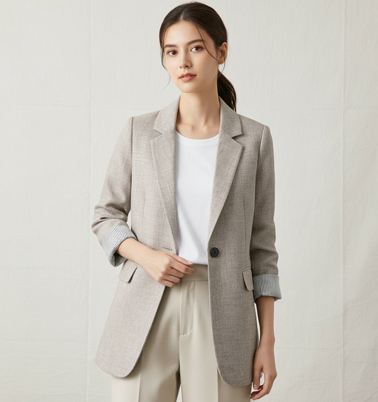 Women's Loose Casual Suit Style Jacket