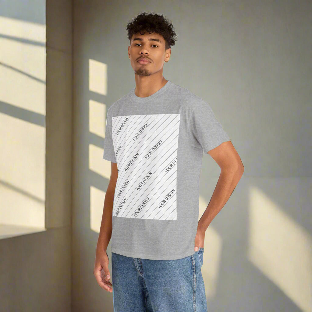Personalized Custom Made Unisex Heavy Cotton Tee | Gildan 5000 - ChoreGirl