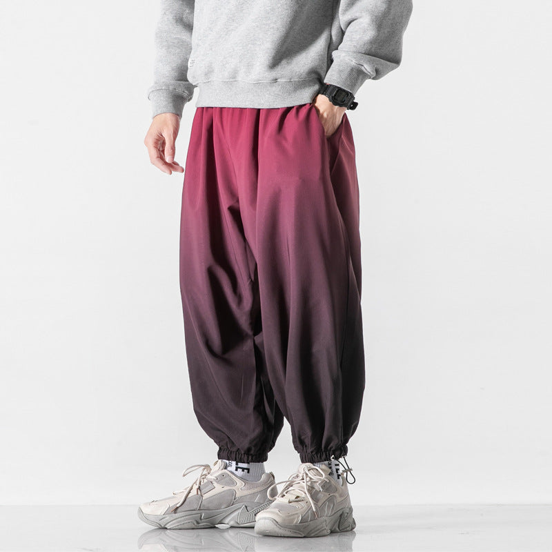 Men's Casual Gradient Color Harem Pants - ChoreGirl