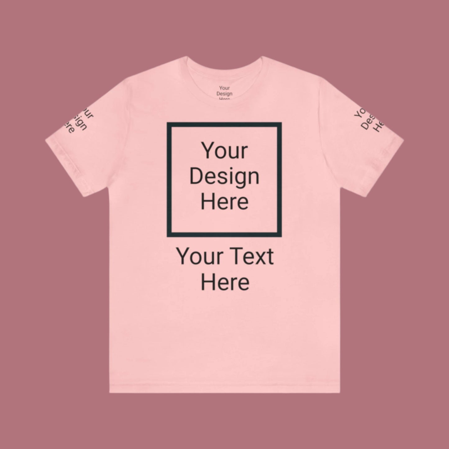Custom Unisex Personalized Jersey Short Sleeve Tee T-Shirt | Bella+Canvas 3001 | PERSONALIZED - ChoreGirl