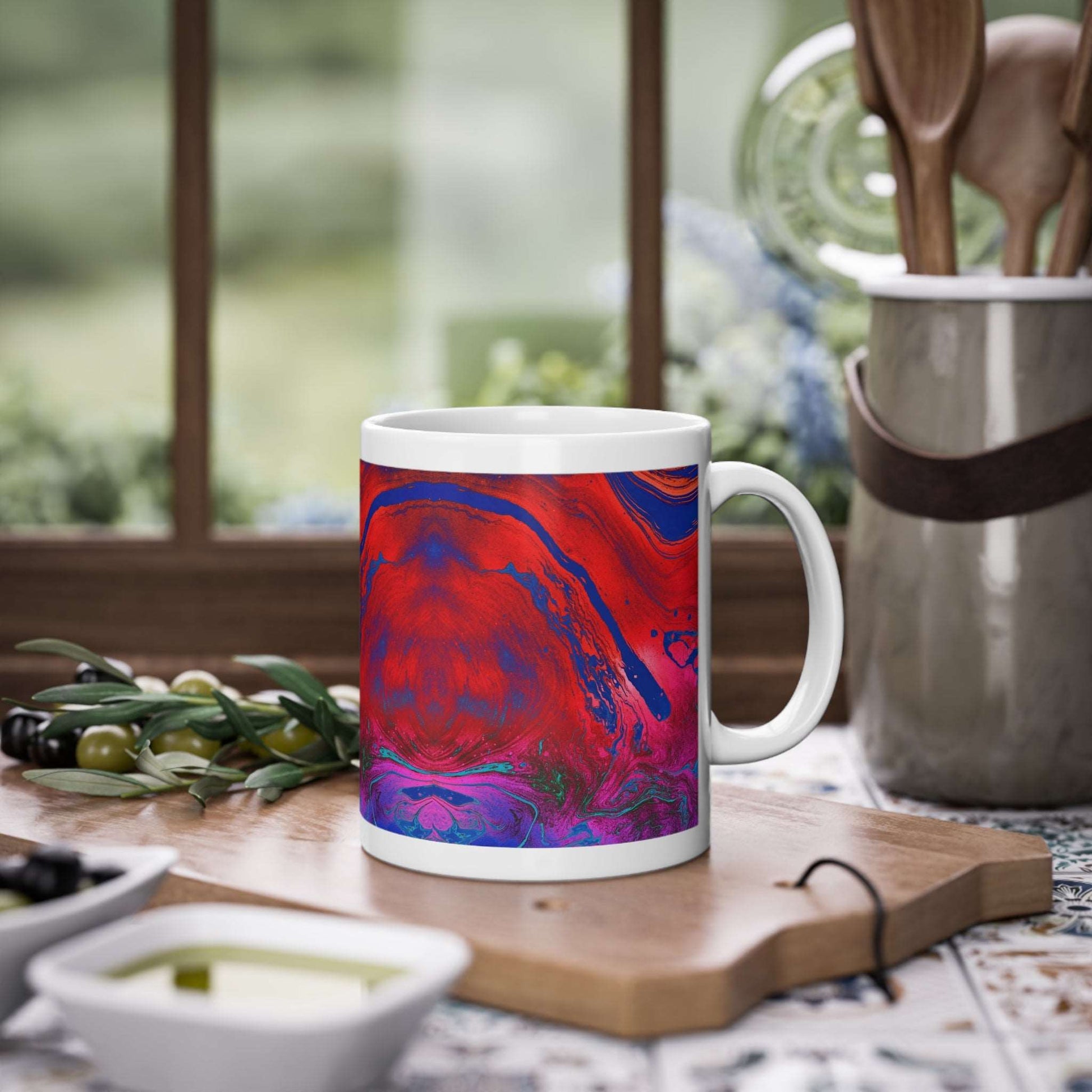 Custom Abstract Modern Design Mug, 11oz | PERSONALIZED - ChoreGirl