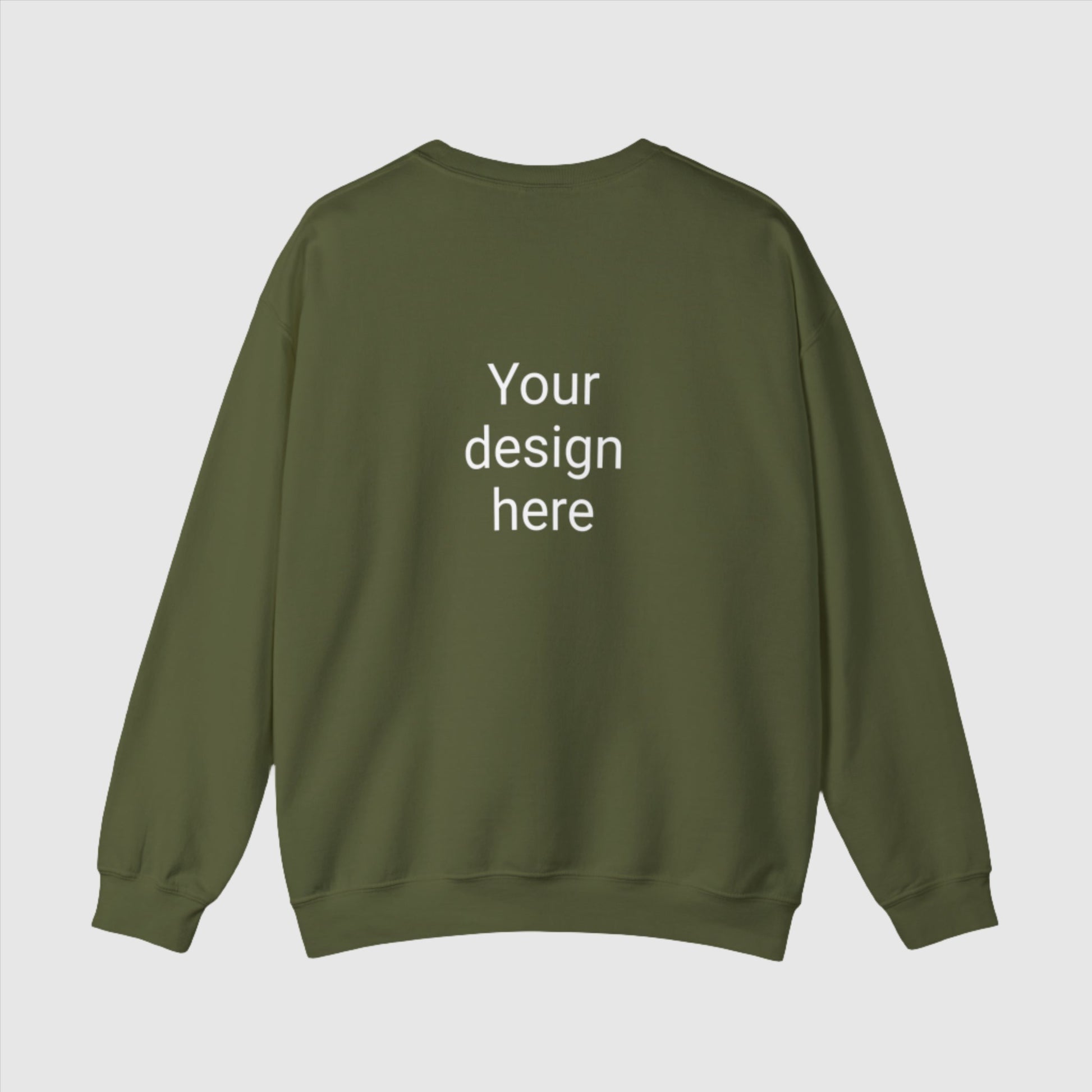 Custom Unisex Heavy Blend Crewneck Sweatshirt | Gildan 18000 | PERSONALIZED - ChoreGirl