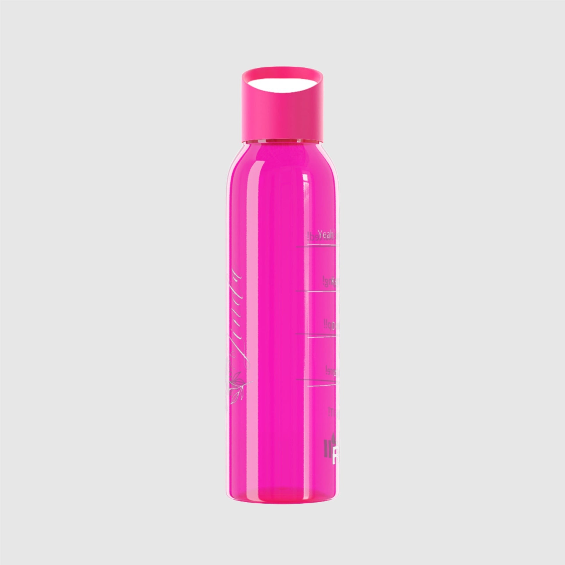 Custom Name "The Flower" Sky Water Bottle | PERSONALIZED - ChoreGirl